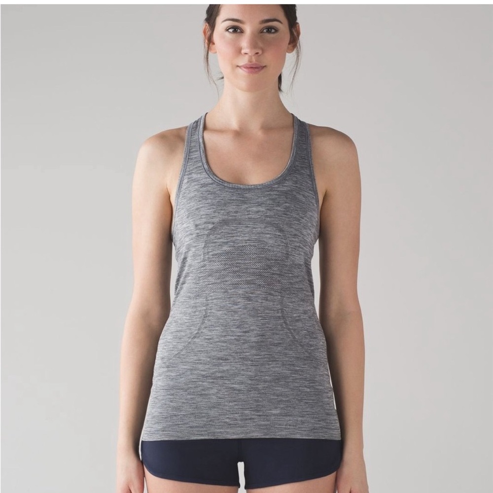 Lululemon Swiftly Tech Racerback Tank 2.0 Heather Grey